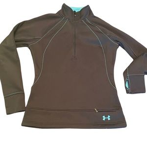 3/$25 Under Armour Fleece Lined Half Zip Embroidered Logo Women’s Jacket